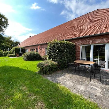 Ferienwohnung II Im Idyllischen Gulfhof Krummhörn Exteriör bild